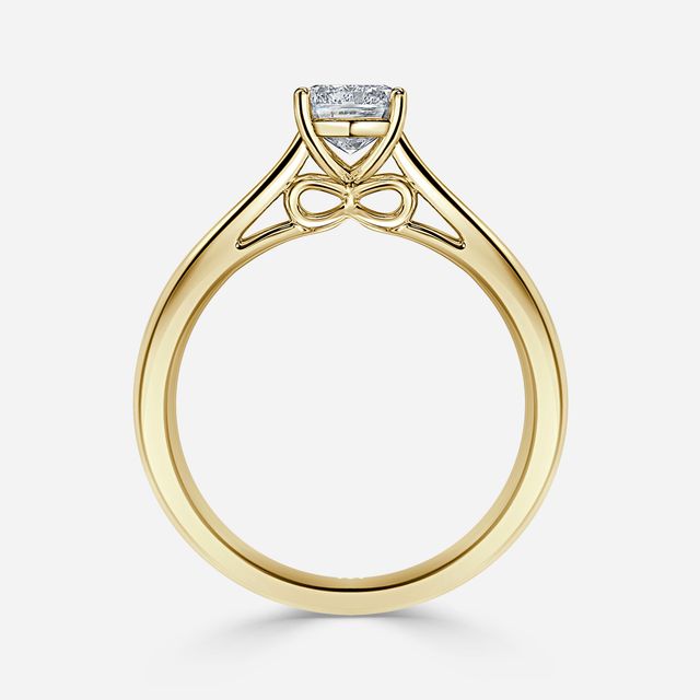 Gabriela Yellow Gold Unique Engagement Ring