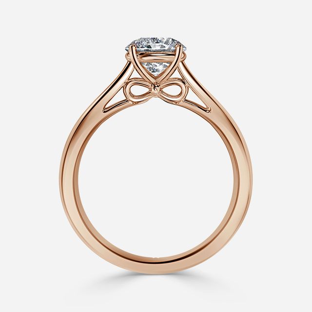 Gabriela Rose Gold Unique Engagement Ring