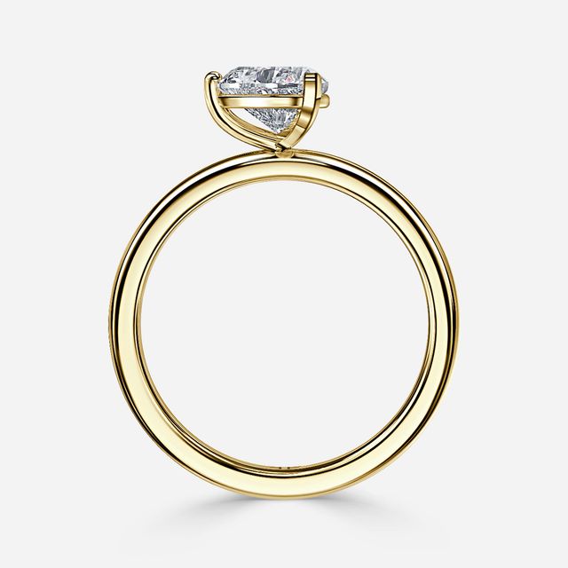 North West Yellow Gold Solitaire Engagement Ring