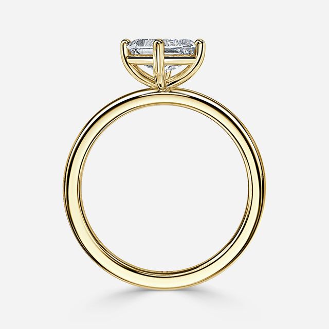 North West Yellow Gold Solitaire Engagement Ring