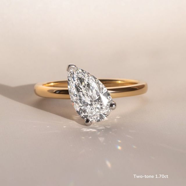 North West Yellow Gold Solitaire Engagement Ring