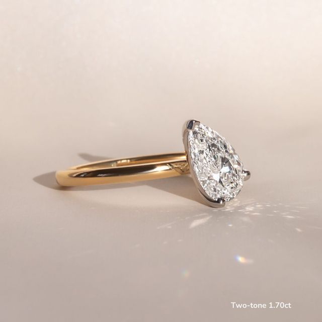 North West Yellow Gold Solitaire Engagement Ring