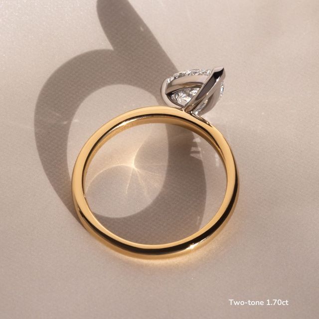 North West Yellow Gold Solitaire Engagement Ring