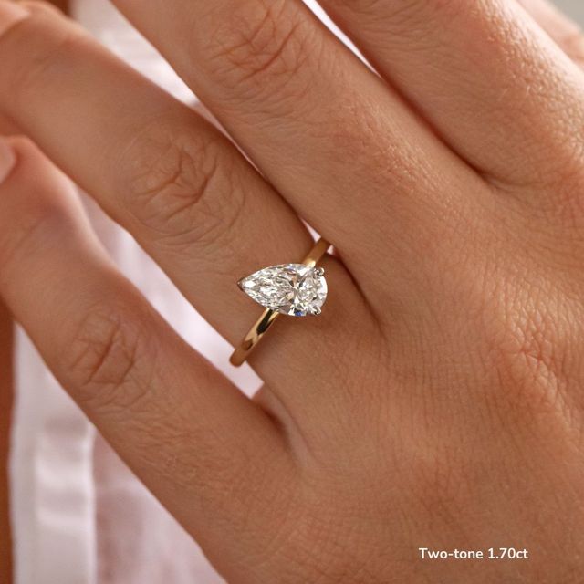 North West Yellow Gold Solitaire Engagement Ring