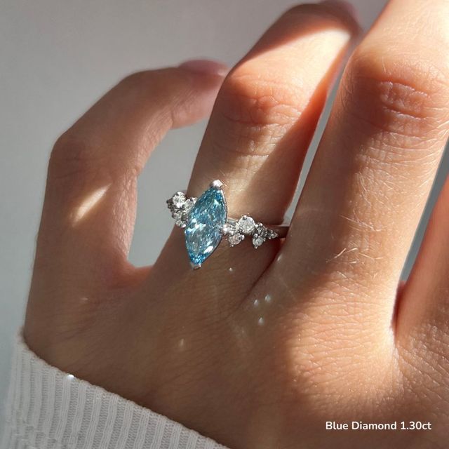 Morning Star White Gold Trilogy Engagement Ring