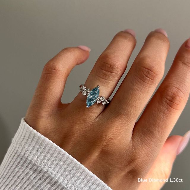 Morning Star White Gold Trilogy Engagement Ring