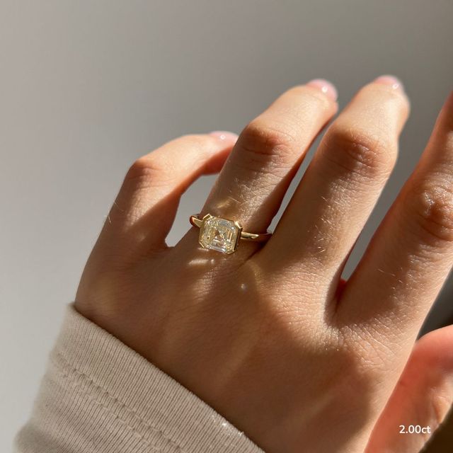 Avian Yellow Gold Solitaire Engagement Ring