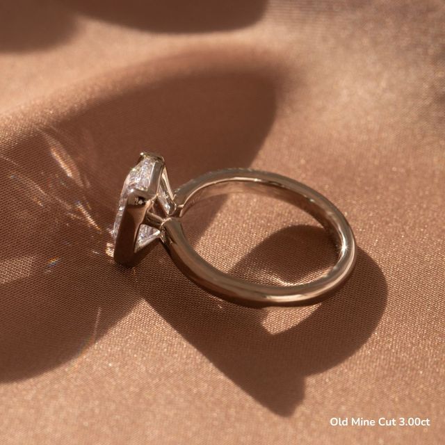 Avian White Gold Bezel Engagement Ring