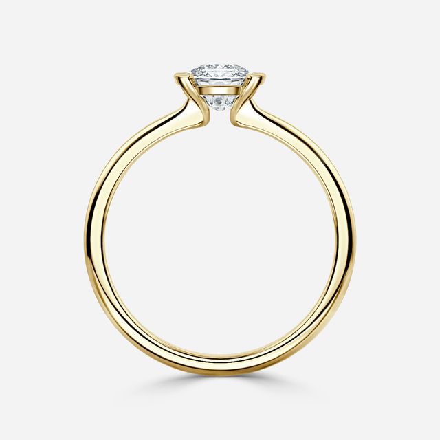 Avian Yellow Gold Solitaire Engagement Ring