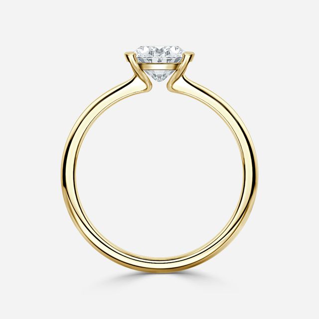 Avian Yellow Gold Solitaire Engagement Ring