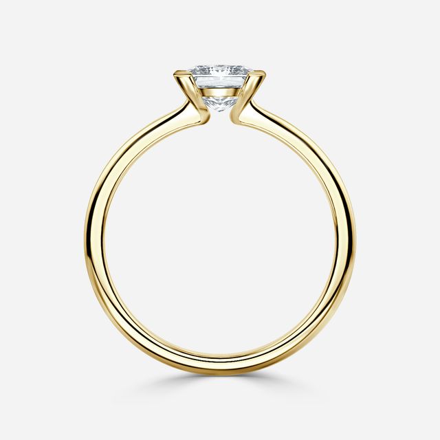 Avian Yellow Gold Solitaire Engagement Ring