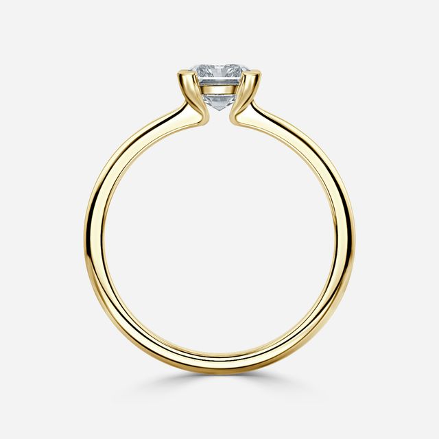 Avian Yellow Gold Solitaire Engagement Ring