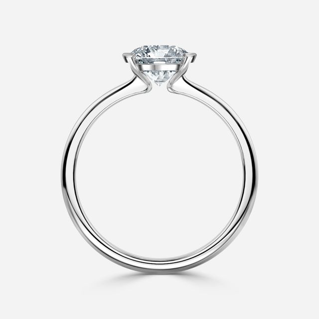 Avian Platinum Solitaire Engagement Ring