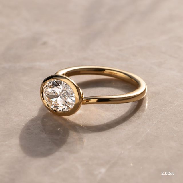 Sydney Yellow Gold Solitaire Engagement Ring