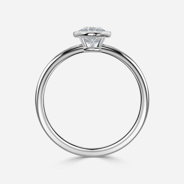 Chloe White Gold Solitaire Engagement Ring