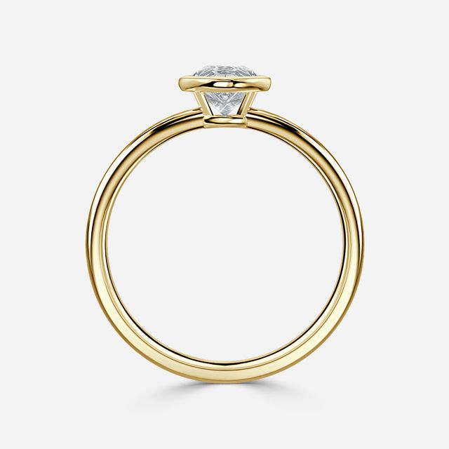 Chloe Yellow Gold Solitaire Engagement Ring