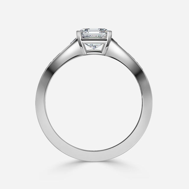 Eloise Platinum Unique Engagement Ring