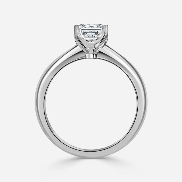 Isa Platinum Solitaire Engagement Ring