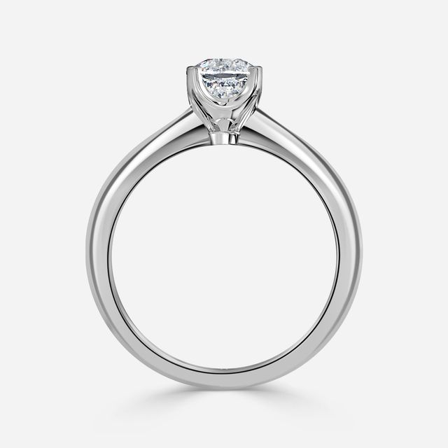 Isa Platinum Solitaire Engagement Ring