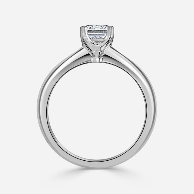 Isa Platinum Solitaire Engagement Ring