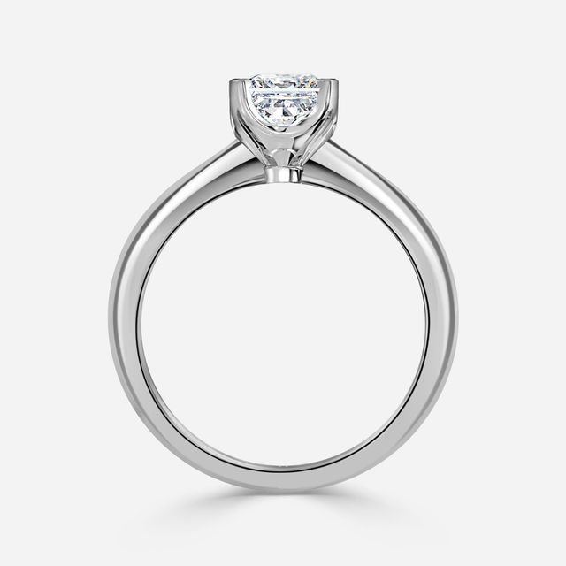 Isa Platinum Solitaire Engagement Ring