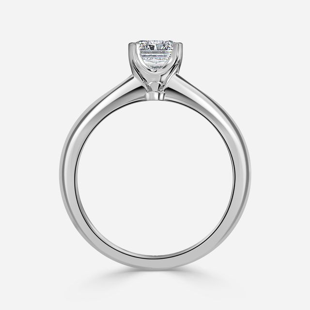 Isa Platinum Solitaire Engagement Ring