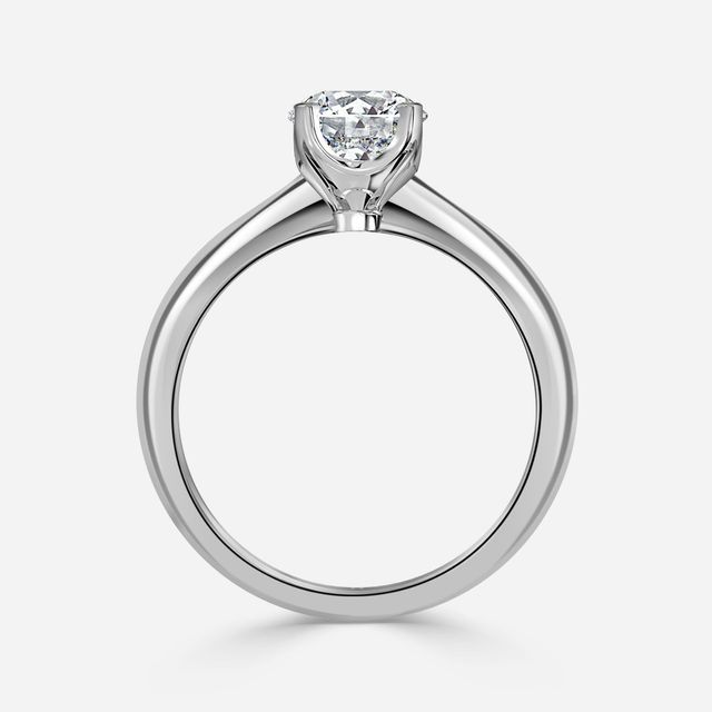 Isa White Gold Solitaire Engagement Ring