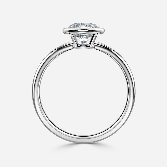 Chloe White Gold Solitaire Engagement Ring