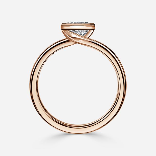 Sydney Rose Gold Solitaire Engagement Ring