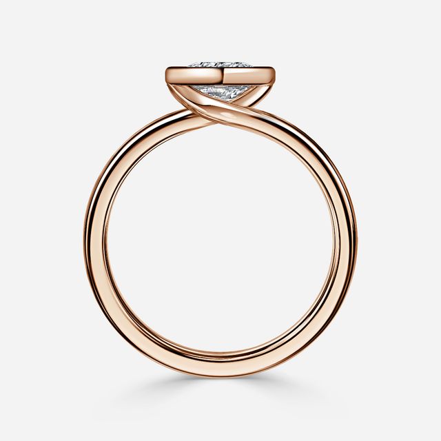 Sydney Rose Gold Solitaire Engagement Ring