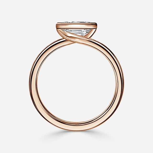 Sydney Rose Gold Solitaire Engagement Ring