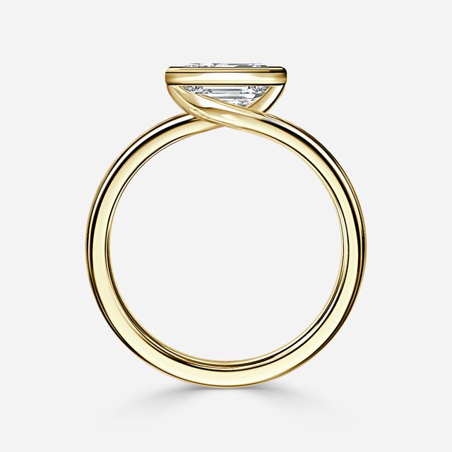 Sydney Yellow Gold Unique Engagement Ring