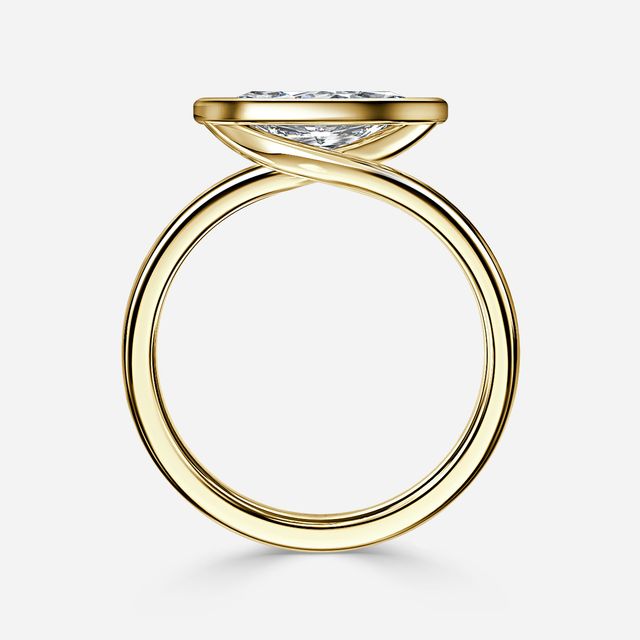 Sydney Yellow Gold Solitaire Engagement Ring