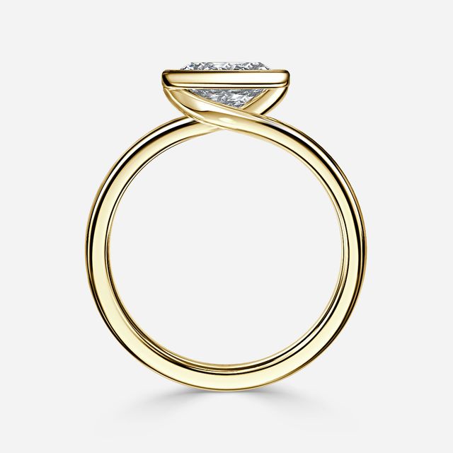 Sydney Yellow Gold Solitaire Engagement Ring