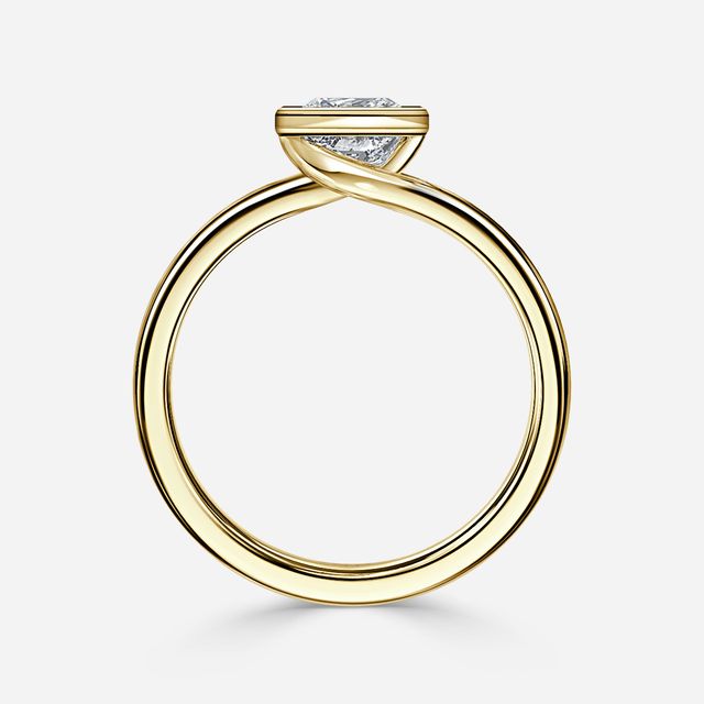 Sydney Yellow Gold Solitaire Engagement Ring