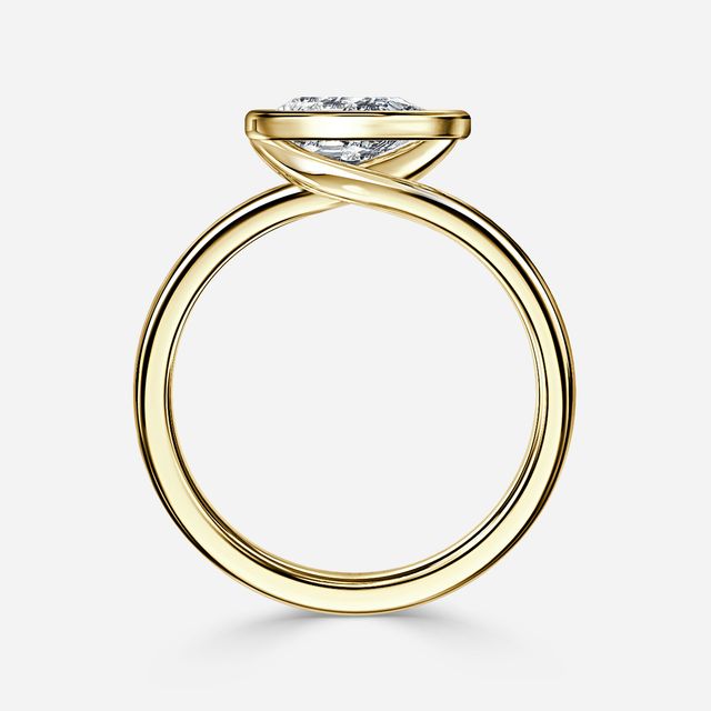 Sydney Yellow Gold Unique Engagement Ring