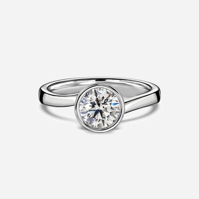 Sydney White Gold Unique Engagement Ring