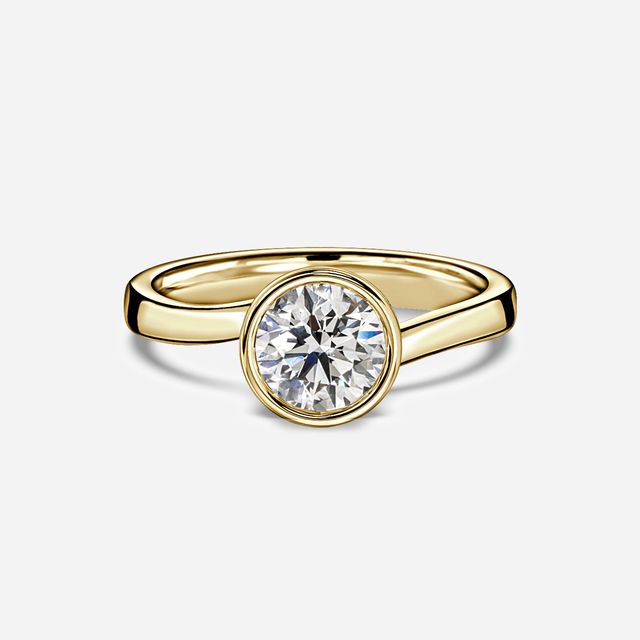Sydney Yellow Gold Unique Engagement Ring