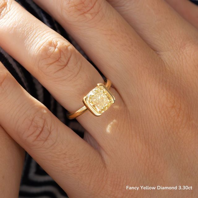 Avian Yellow Gold Solitaire Engagement Ring