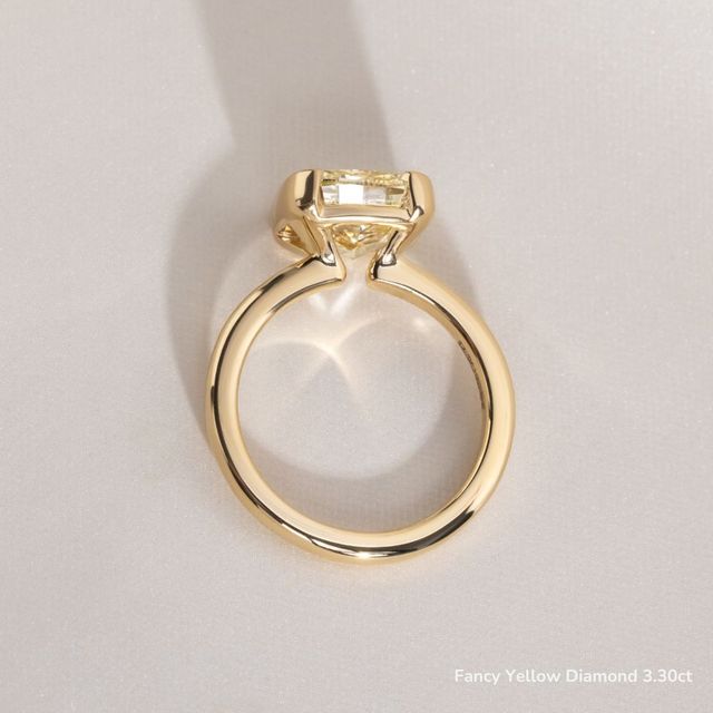 Avian Yellow Gold Solitaire Engagement Ring