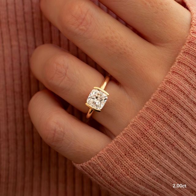 Avian Yellow Gold Solitaire Engagement Ring