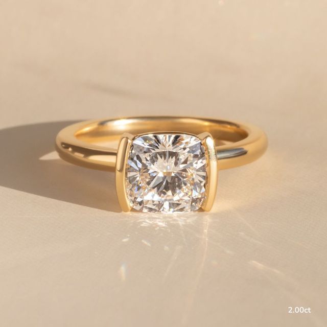 Avian Yellow Gold Solitaire Engagement Ring