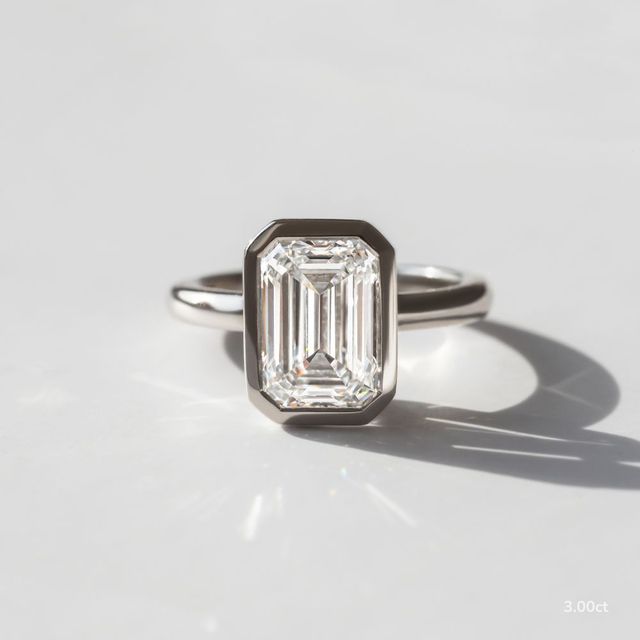 Chloe White Gold Solitaire Engagement Ring