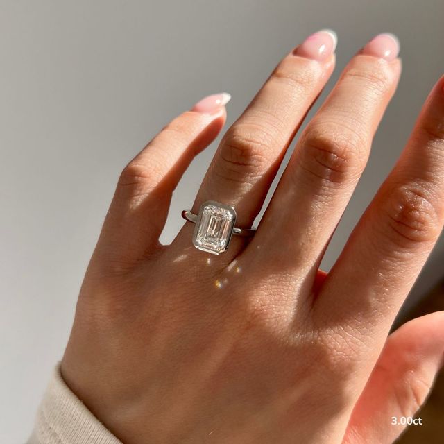 Chloe White Gold Solitaire Engagement Ring