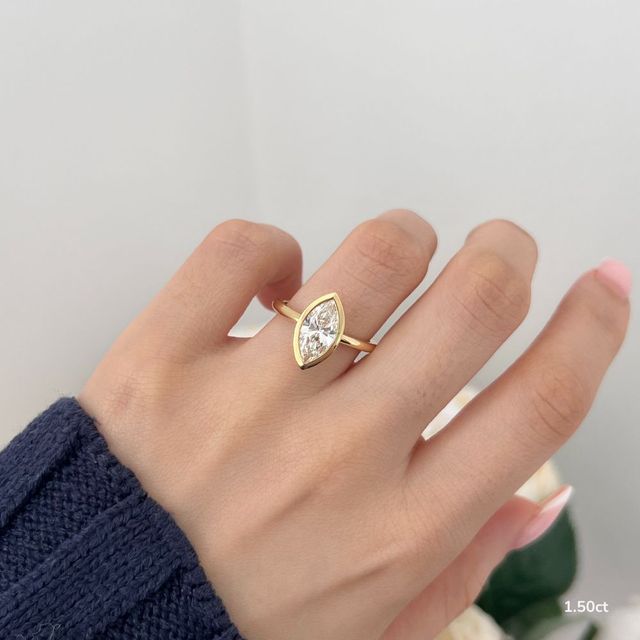 Chloe Yellow Gold Solitaire Engagement Ring