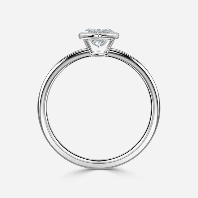 Chloe White Gold Solitaire Engagement Ring