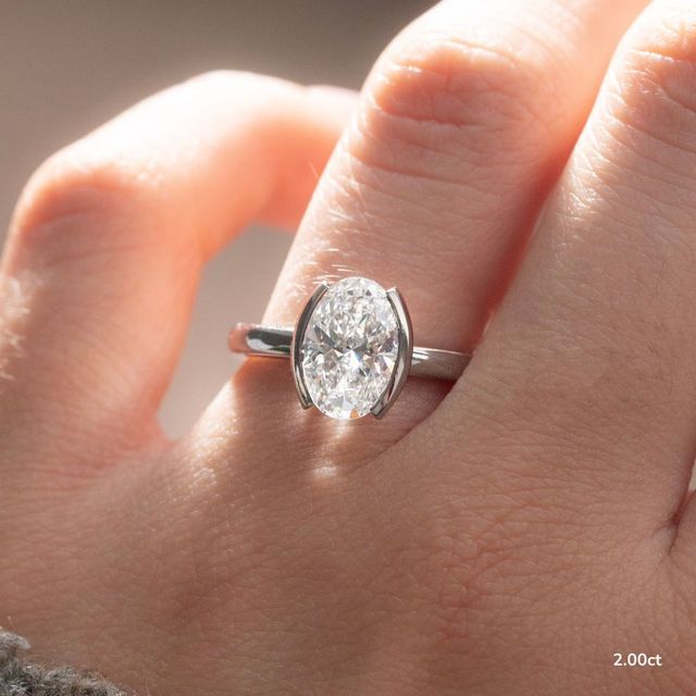 Avian Platinum Solitaire Engagement Ring