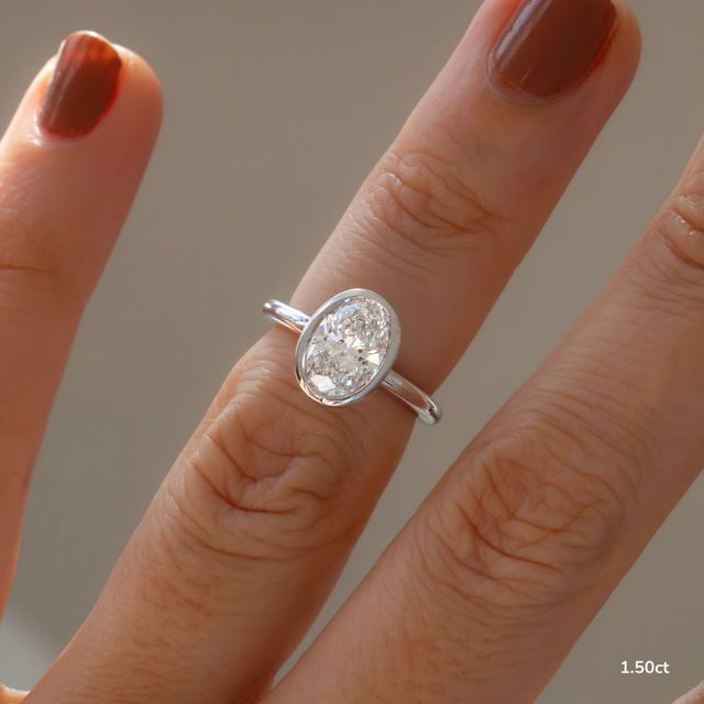 Chloe Platinum Solitaire Engagement Ring