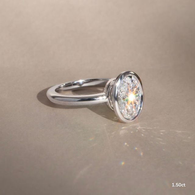 Chloe White Gold Solitaire Engagement Ring