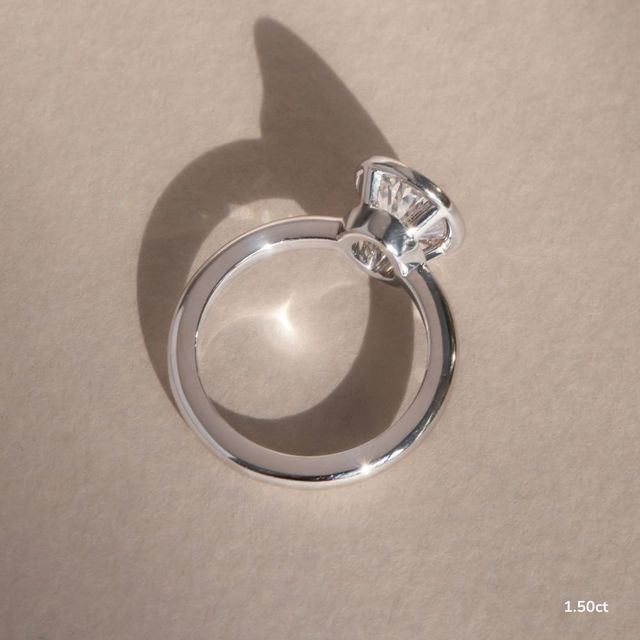Chloe White Gold Solitaire Engagement Ring